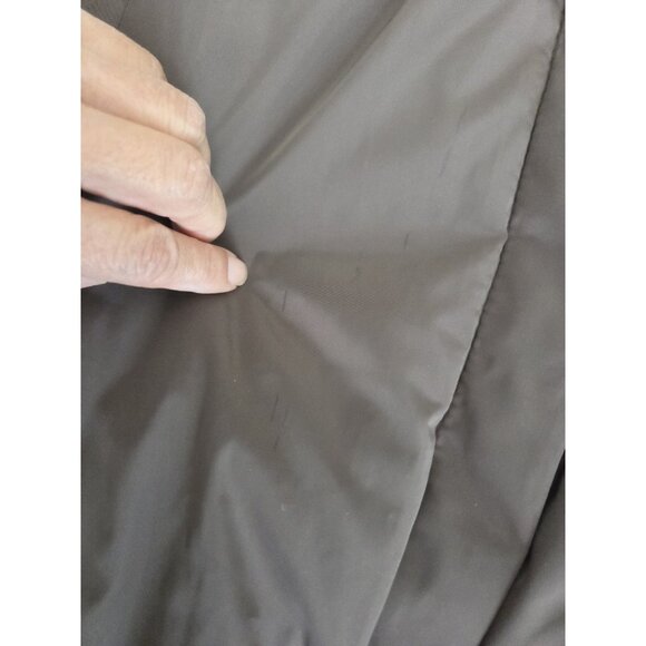 Gap Puffer OliveGreen Lined Pockets Full Zip Women’s Sz M Bubble Sleeveless Vest - Picture 4 of 10